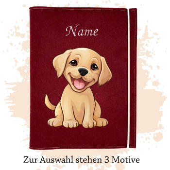 Dokumentenhülle für Labrador blond